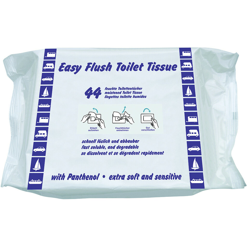 Yachticon Feuchtes Toilettenpapier Yachticon Easy Flush Toiletten Inhalt 44 Tücher